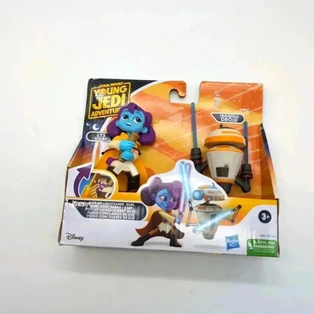 Star Wars Young Jedi Adventures Pop-Up Lightsaber  Lys Solay Training Droid -2